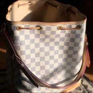 Authentic Damier Azure Bucket Noe (large)
